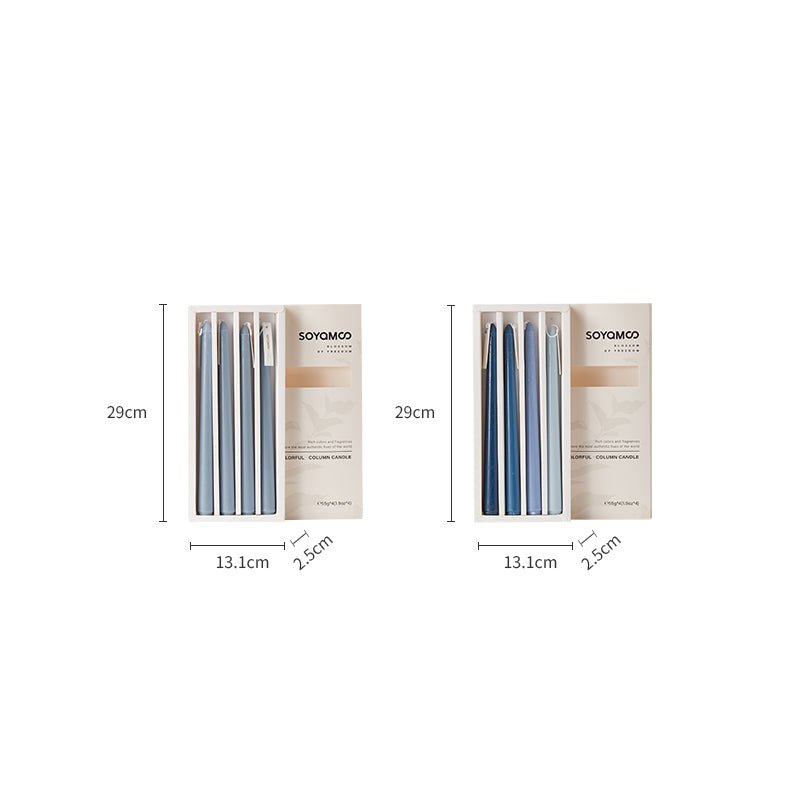 Fresh Spring Colored Taper Candles-4