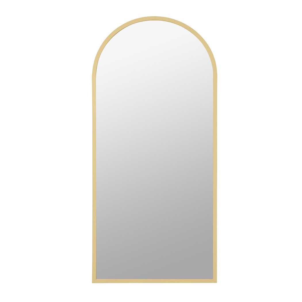 NNEIDS Yezi Floor Mirror Full Length Mirrors 1.8M Gold White