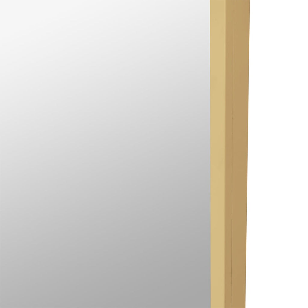 NNEIDS Yezi Floor Mirror Full Length Mirrors 1.8M Gold White