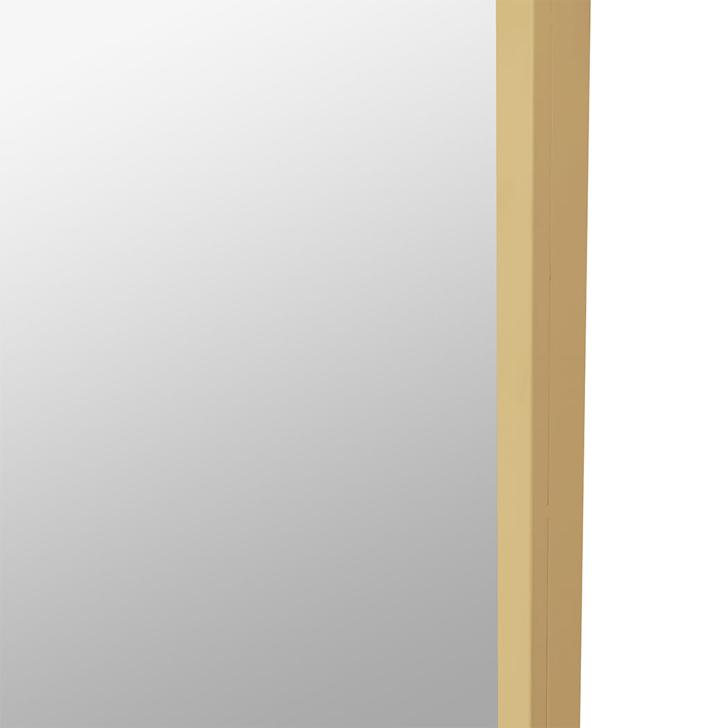 NNEIDS Yezi Floor Mirror Full Length Mirrors 1.8M Gold White